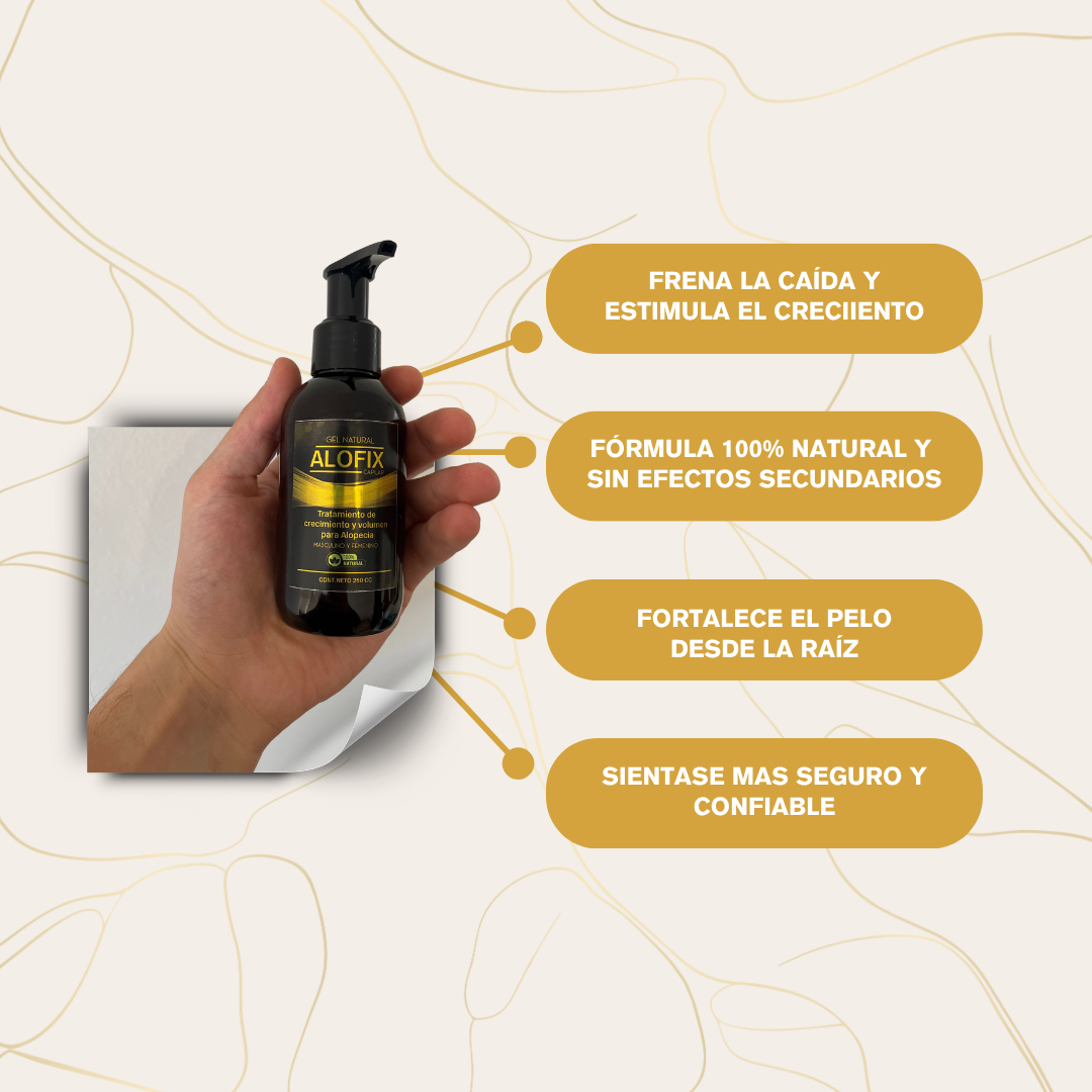 Gel de Volumen y Crecimiento Capilar 🧴- 125ml ALOFIX