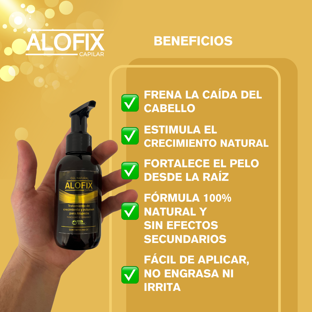 Gel de Volumen y Crecimiento Capilar 🧴- 125ml ALOFIX